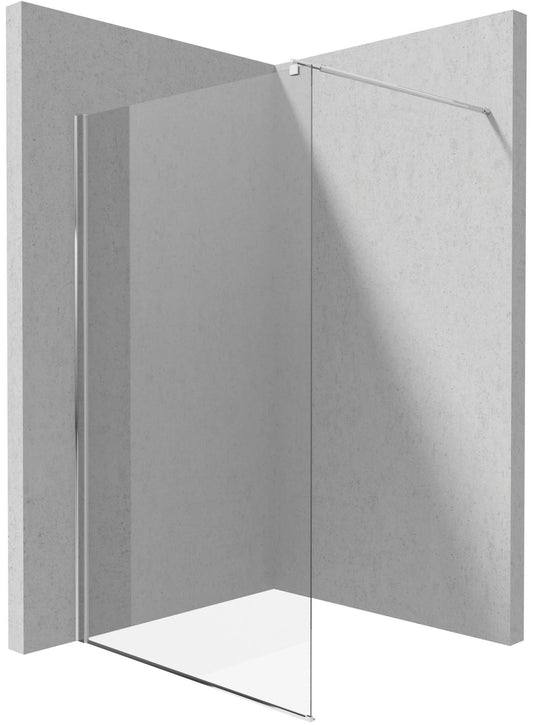 Shower wall / walk-in, Kerria Plus system - 140 cm