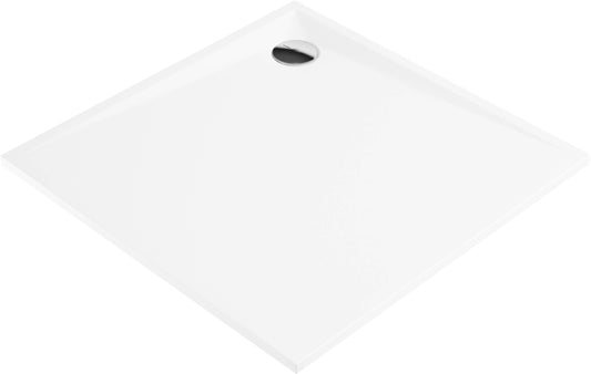 Acrylic shower tray, square, 80 cm