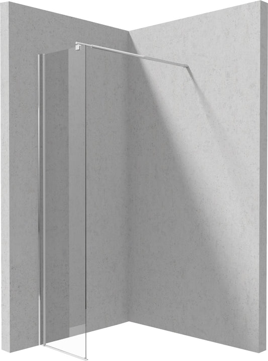 Shower wall / walk-in, Kerria Plus system - 30 cm