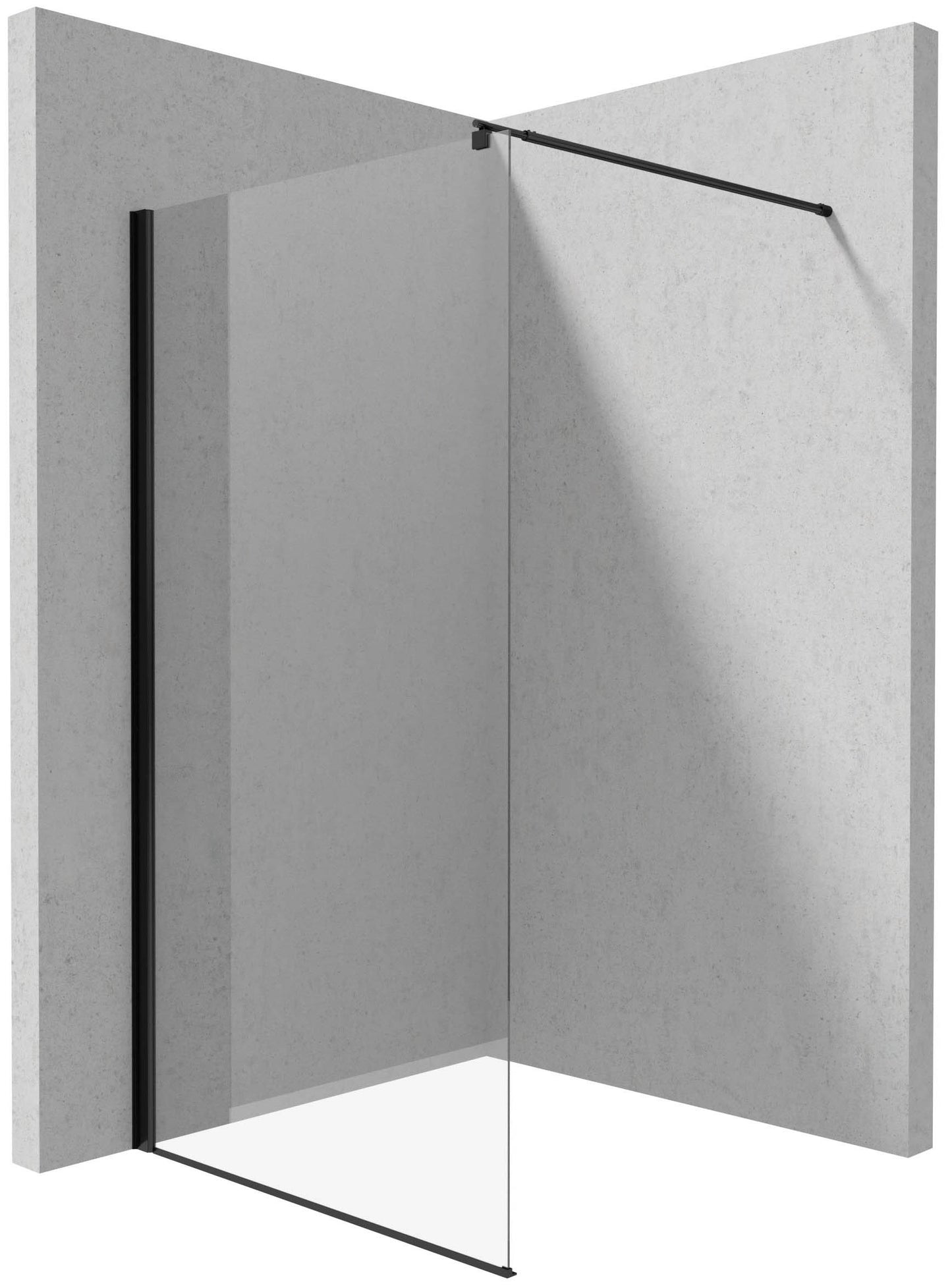 Shower wall / walk-in, Kerria Plus system, 110 cm