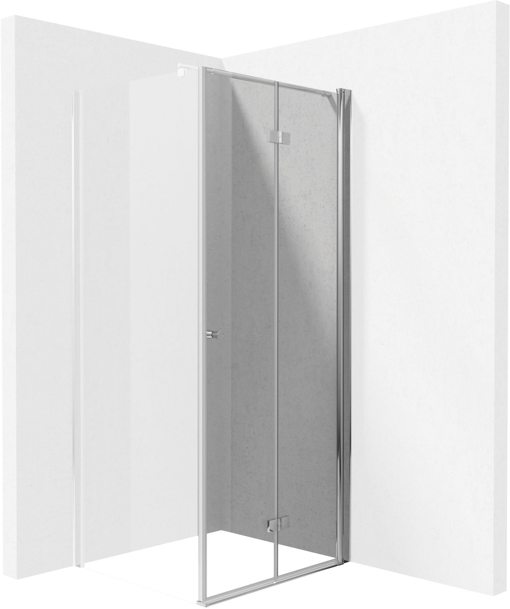 Shower doors, Kerria Plus system, 90 cm - foldable