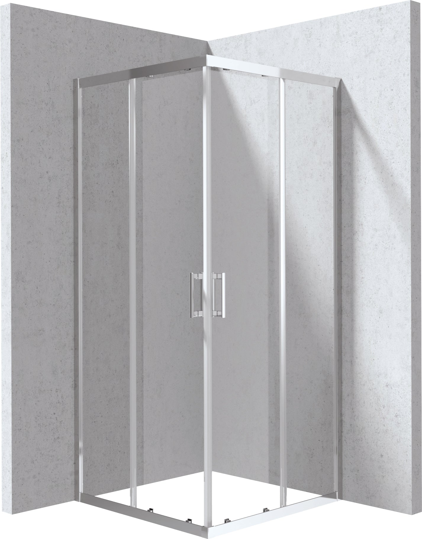 Shower cabin, square, 90x90 cm