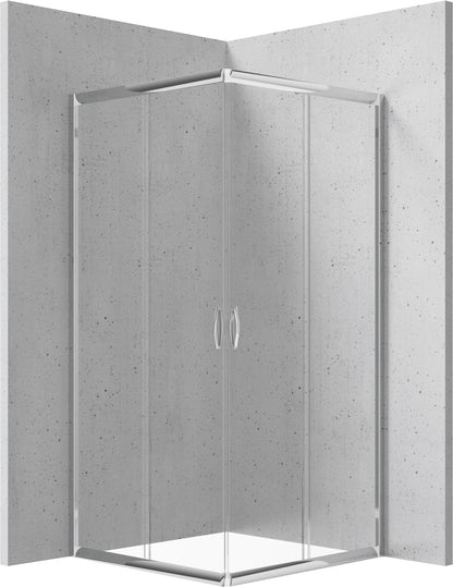 Shower cabin, square, 90 cm