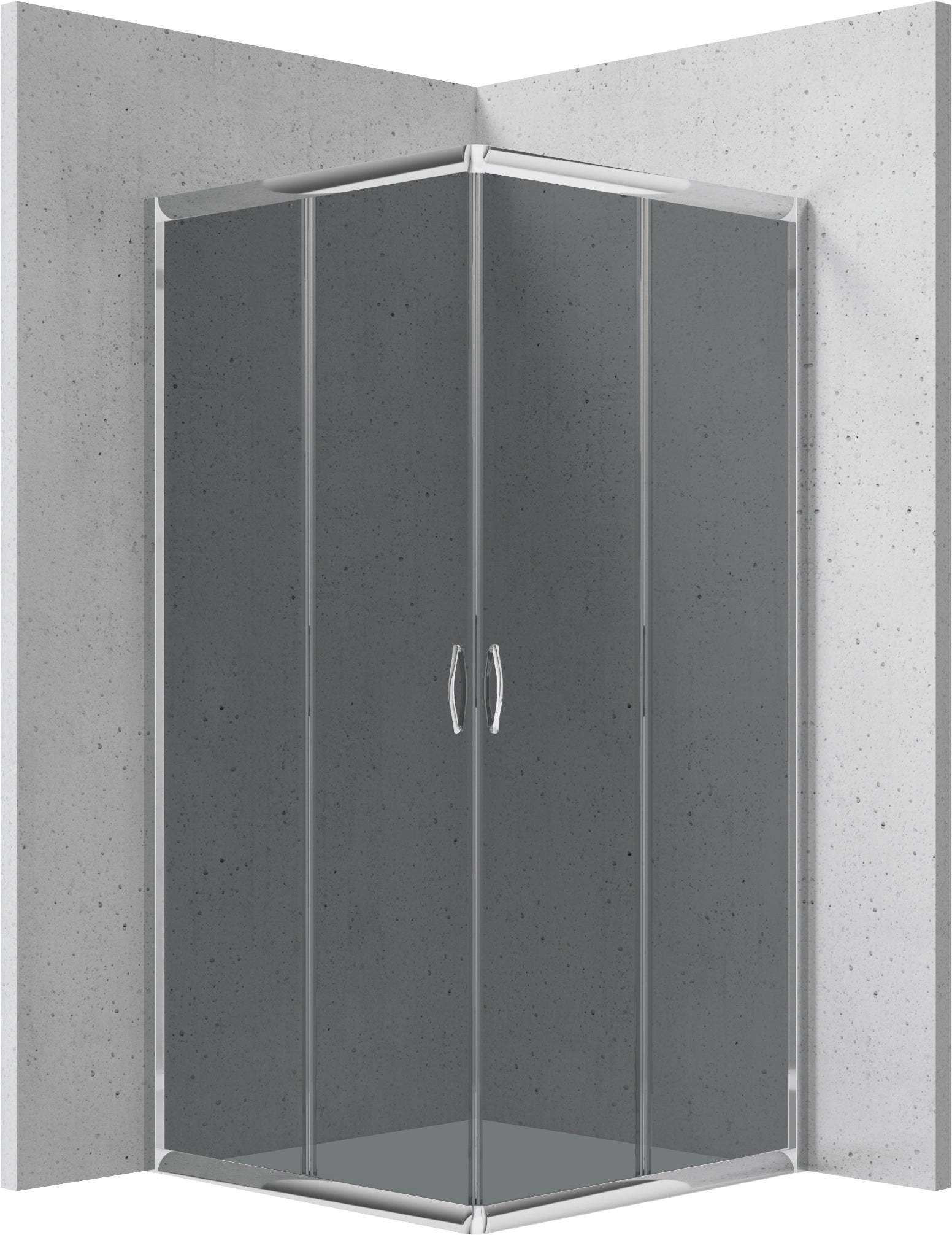 Shower cabin, square, 90 cm