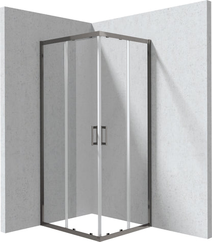 Shower cabin, rectangular, 80x90 cm