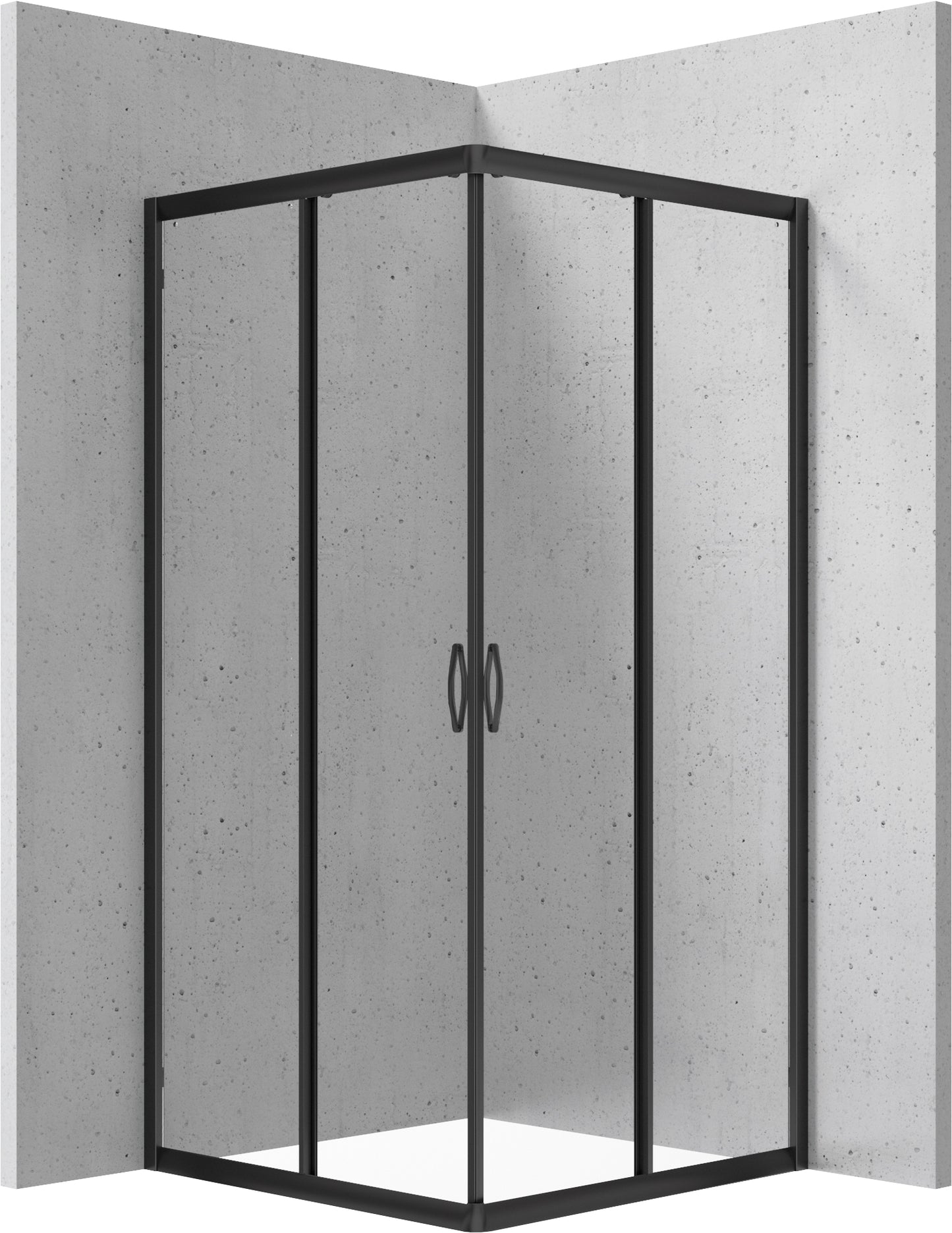 Shower cabin, square, 90 cm