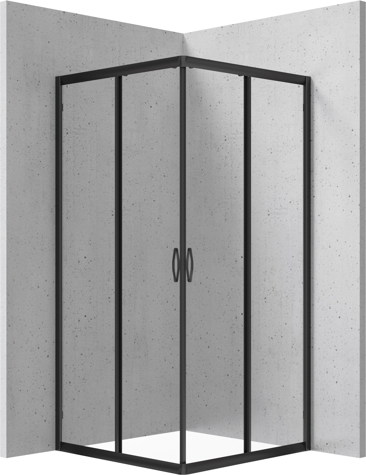 Shower cabin, square, 90 cm