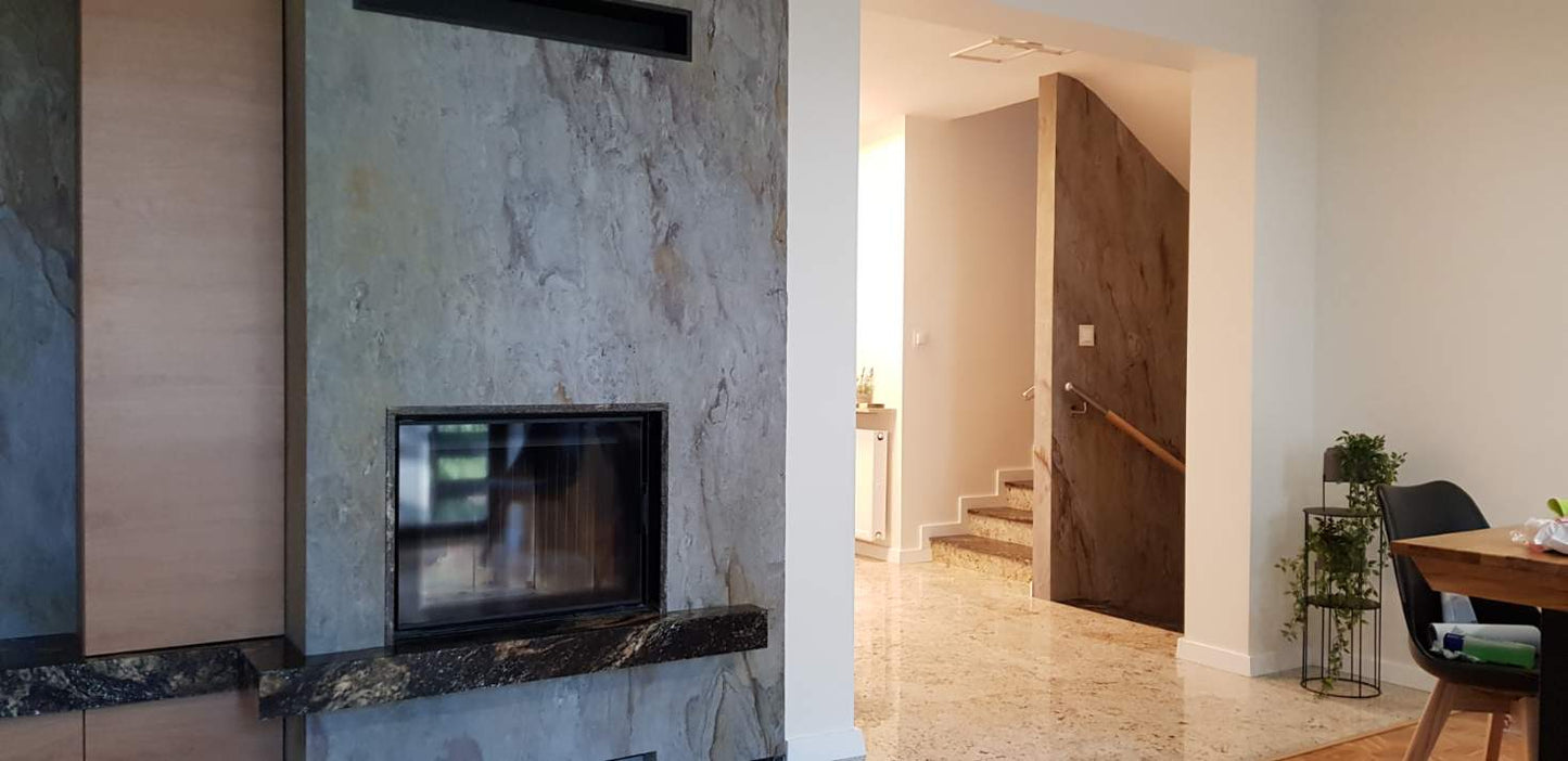 S white Stone Veneer