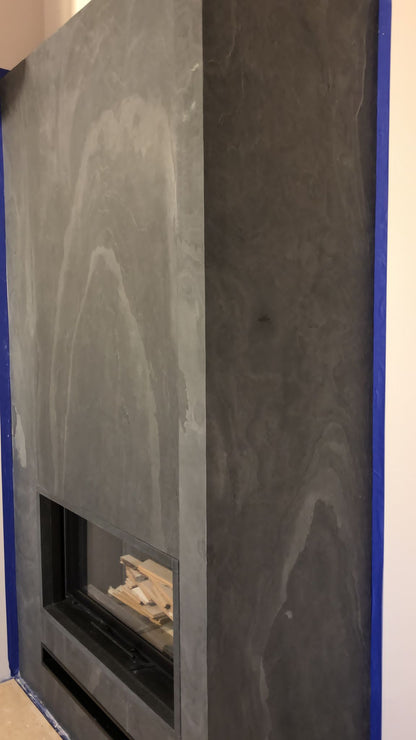 Kund Black Stone Veneer