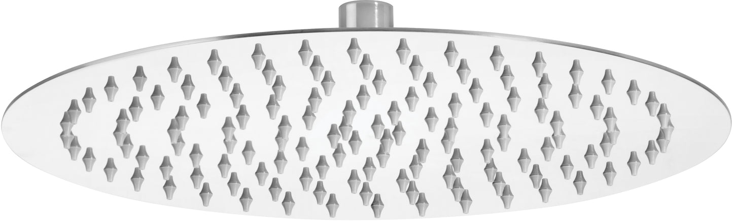 Shower head, steel - 300 mm