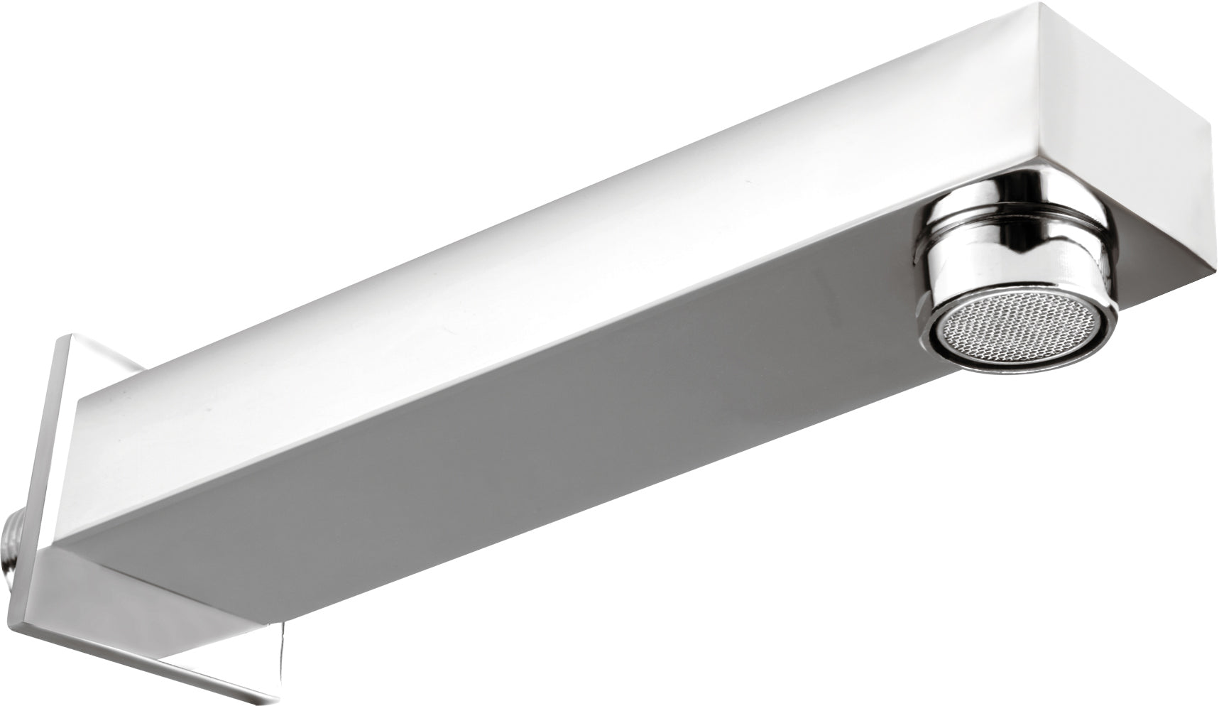 Bathtub spout, square - 176 mm