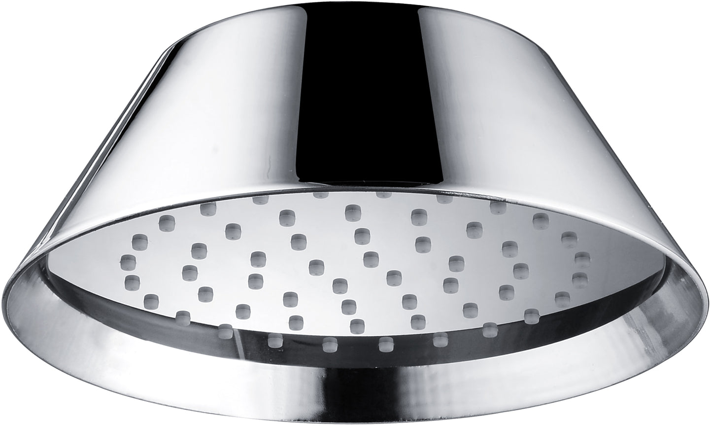 Shower head, steel - 225 mm