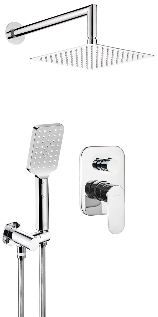 Concealed shower set