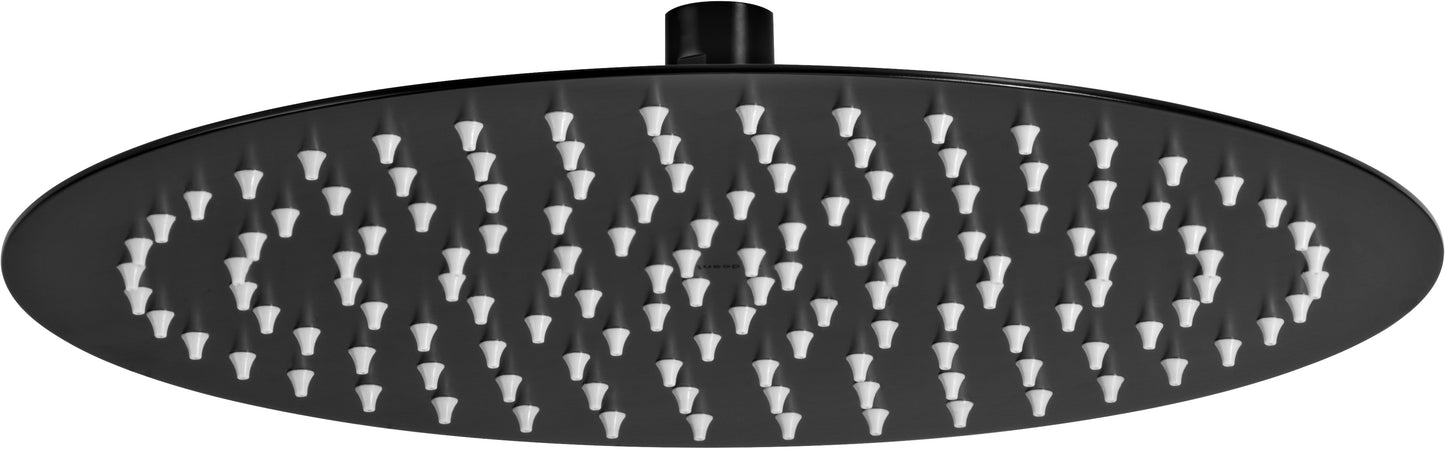 Shower head, steel - 300 mm