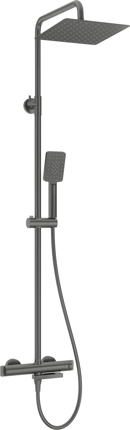 Shower column, with bathtub mixer, thermostatic