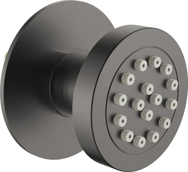 Shower nozzle, round, concealed