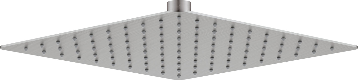 Shower head, steel - 250x250 mm