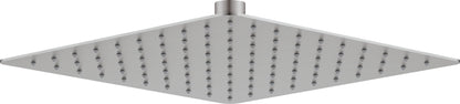 Shower head, steel - 250x250 mm