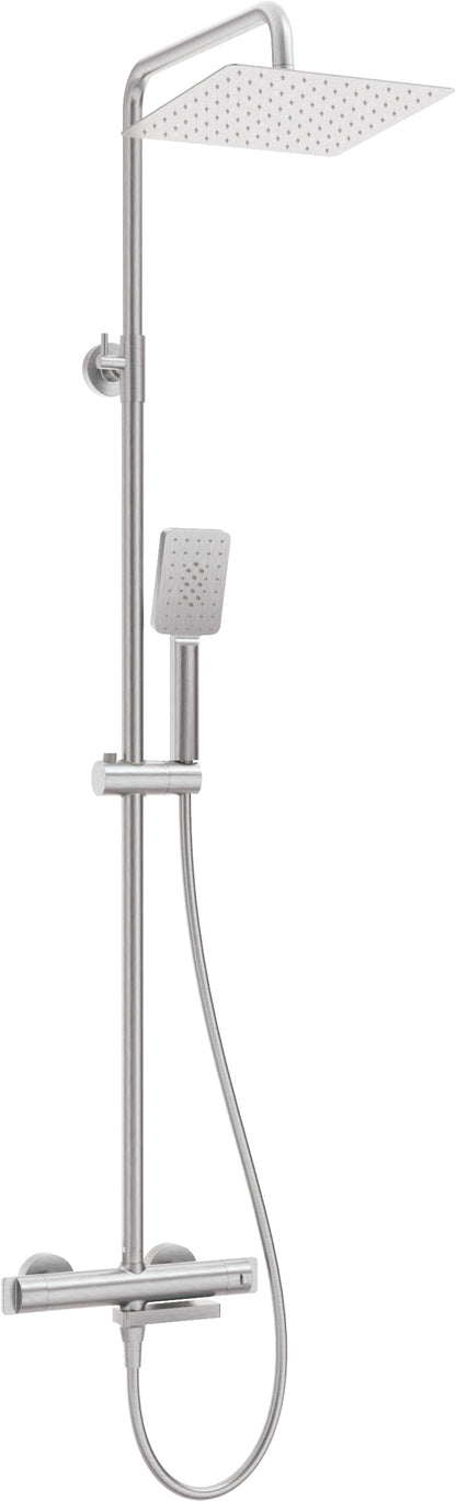 Shower column, with bathtub mixer, thermostatic