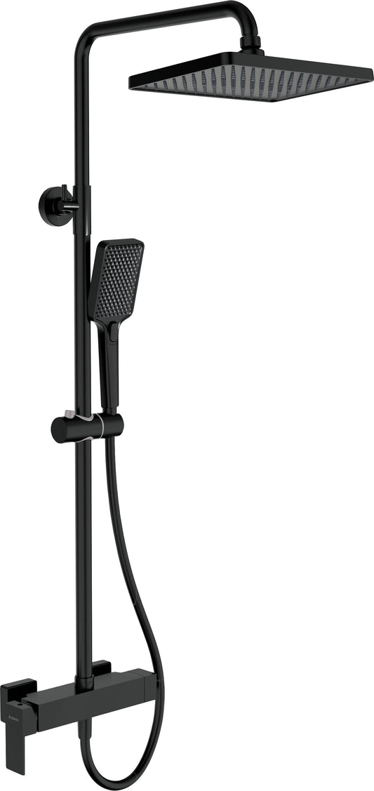 Shower column, with shower mixer