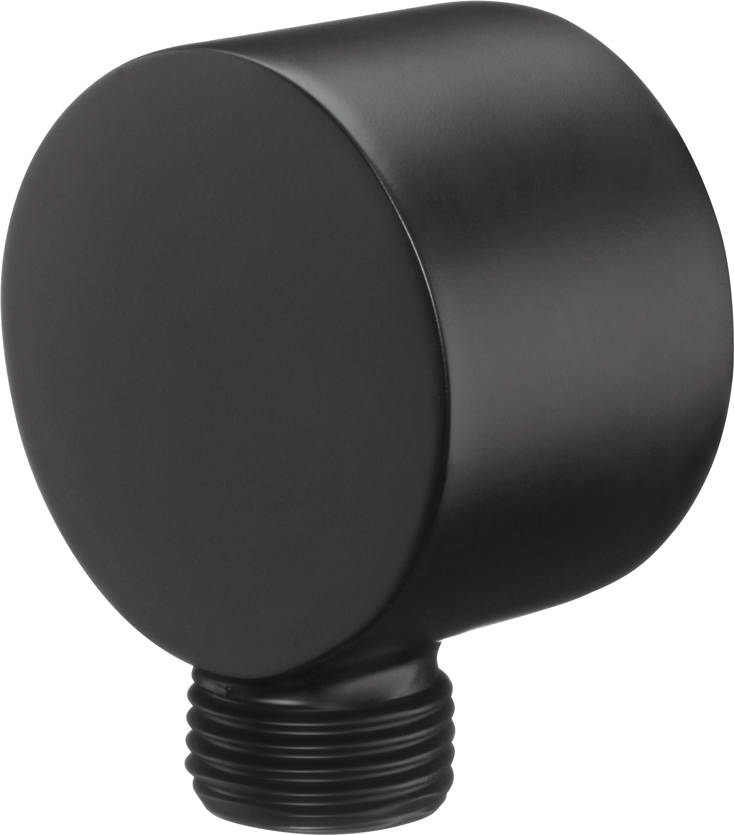 Angled hose connector, round