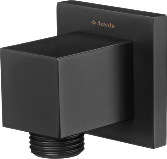 Angled hose connector, square