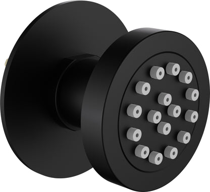 Shower nozzle, round, concealed