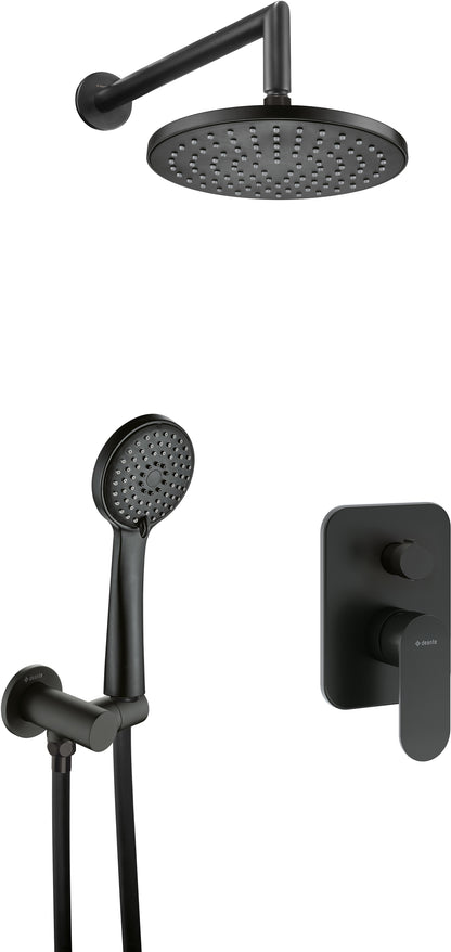 Concealed shower set