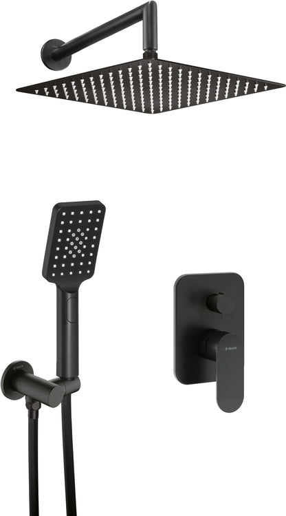 Concealed shower set