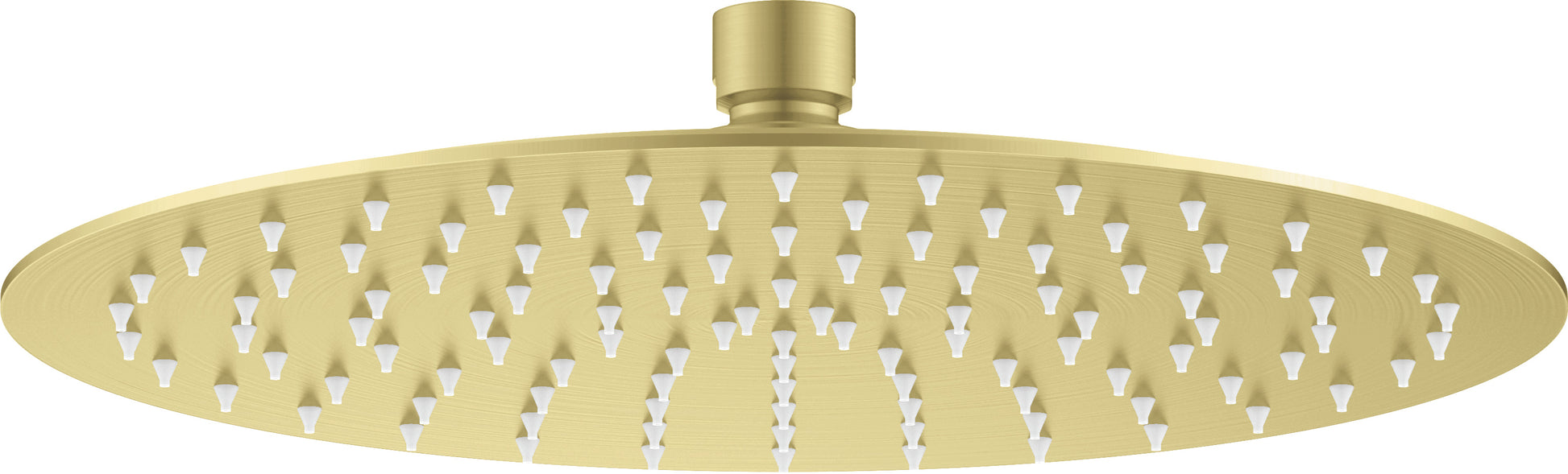 Shower head, steel - round
