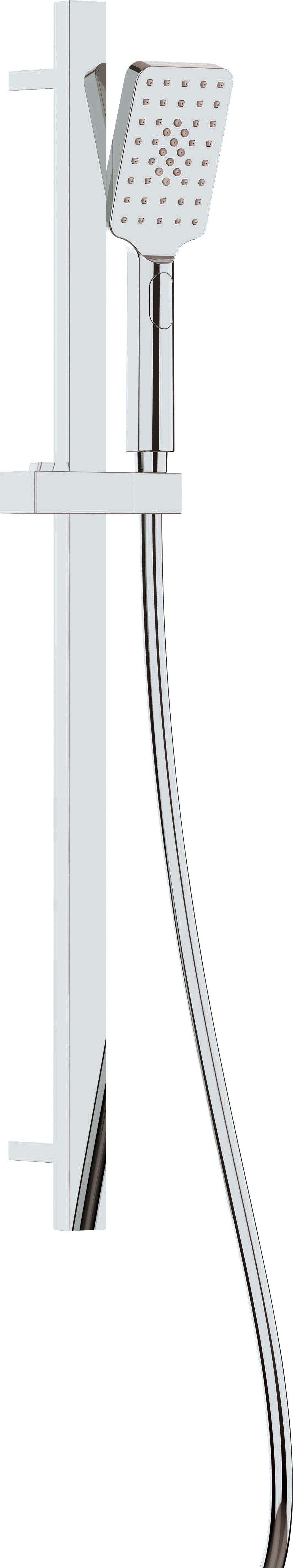 Shower set, 3-function, with sliding bar