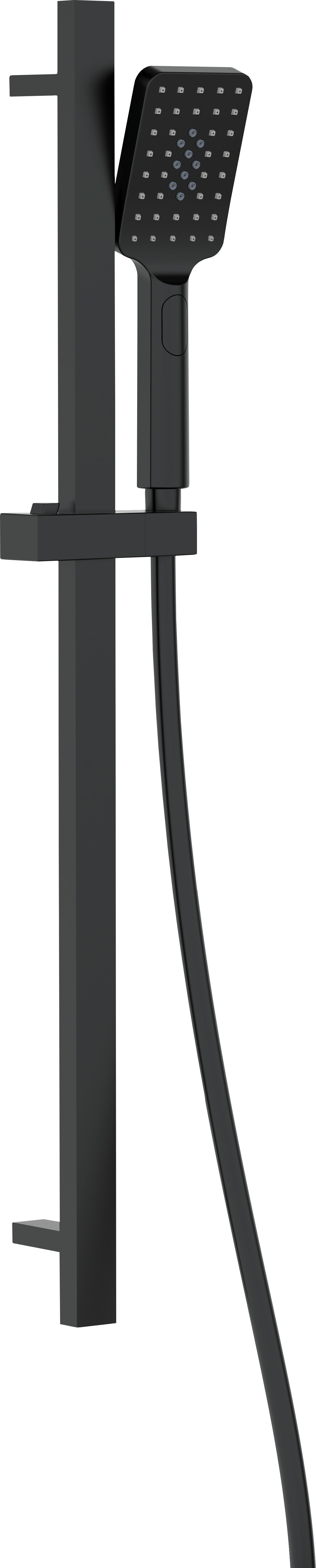 Shower set, 3-function, with sliding bar