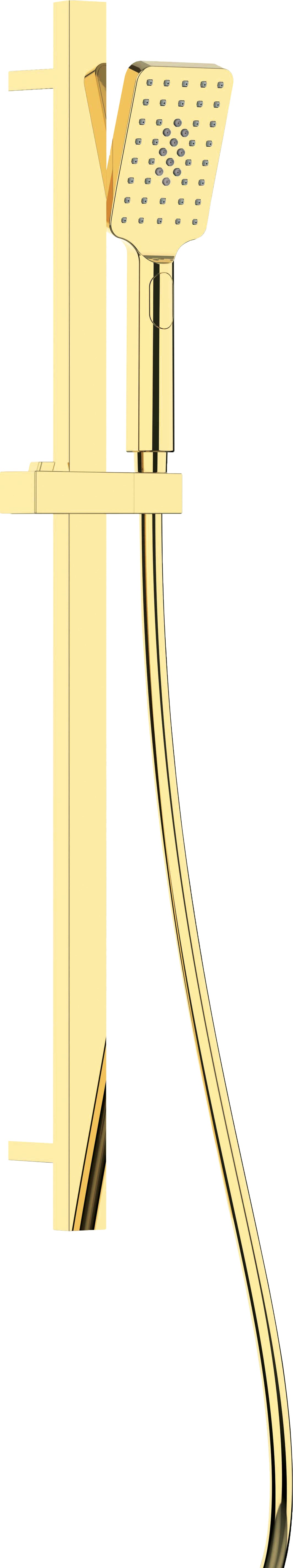 Shower set, 3-function, with sliding bar