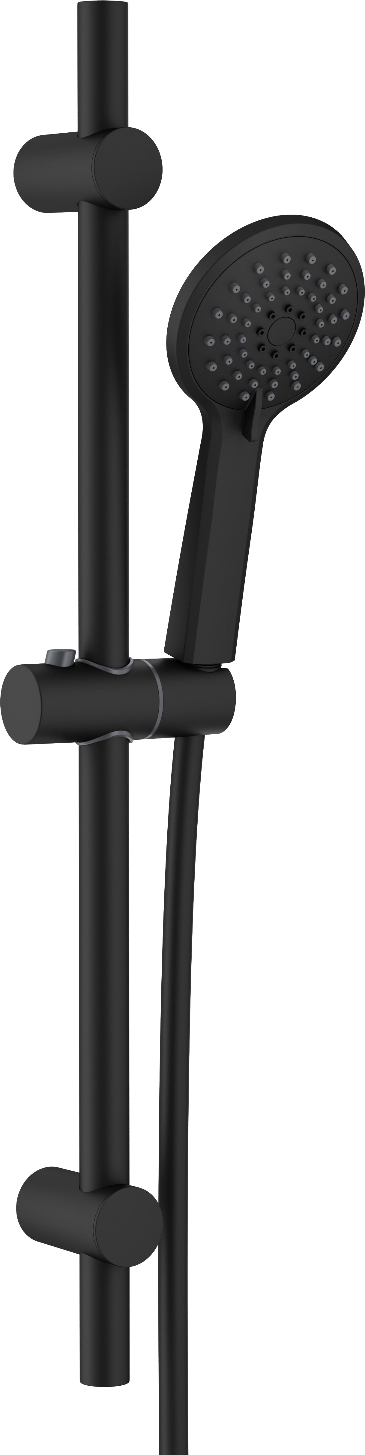 Shower set, 3-function, with sliding bar
