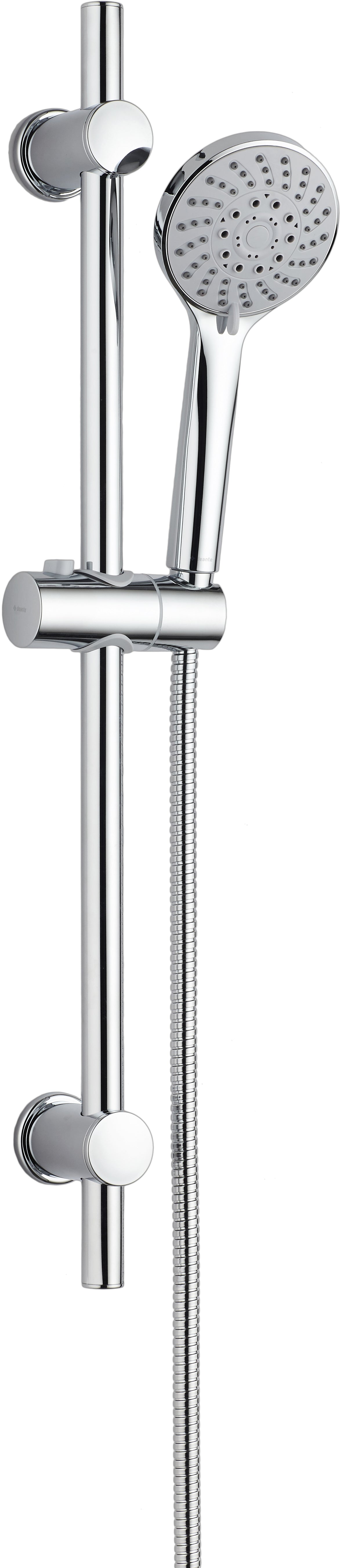 Shower set, 5-function, with sliding bar