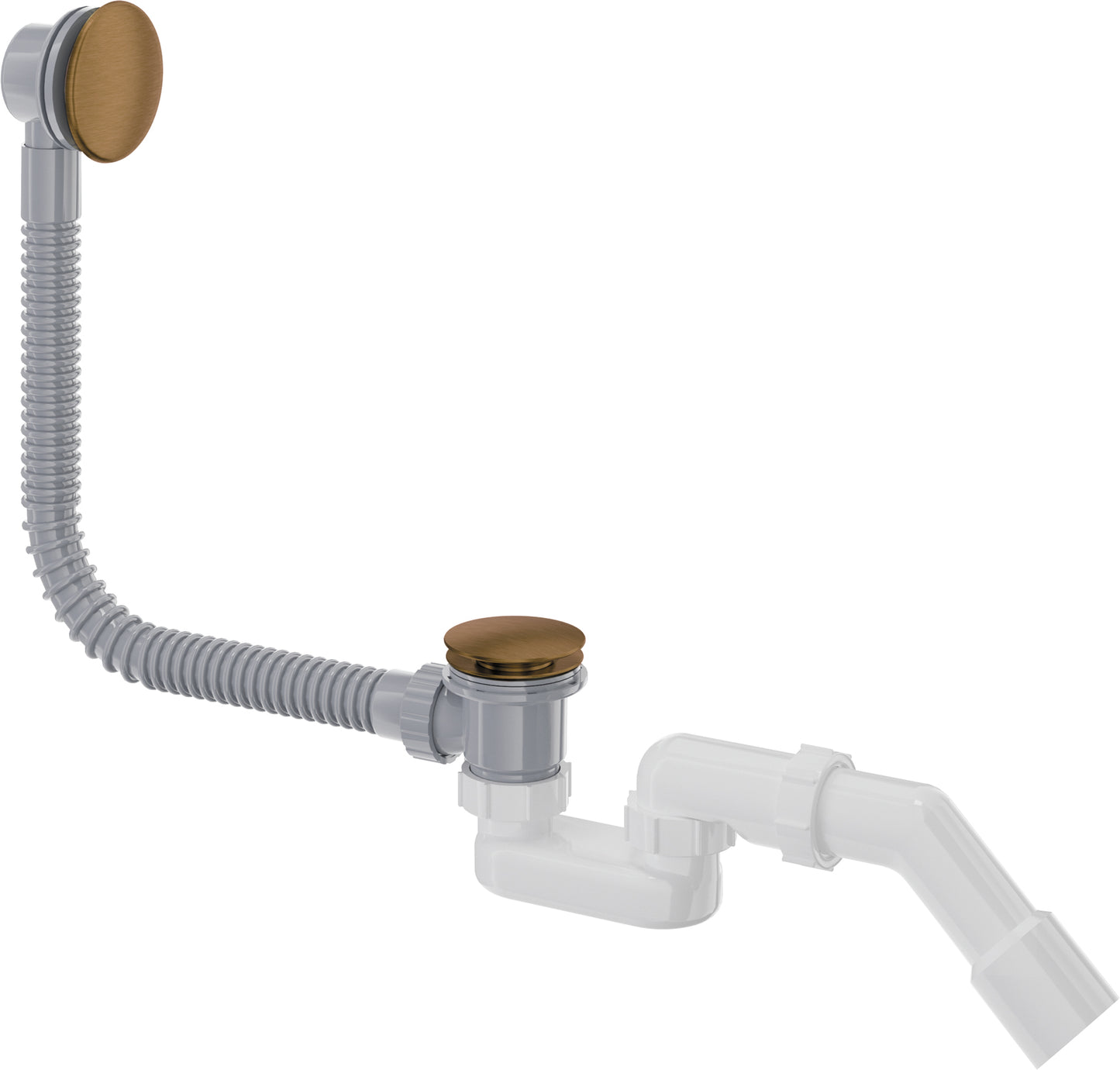 Bathtub waste kit, click-clack