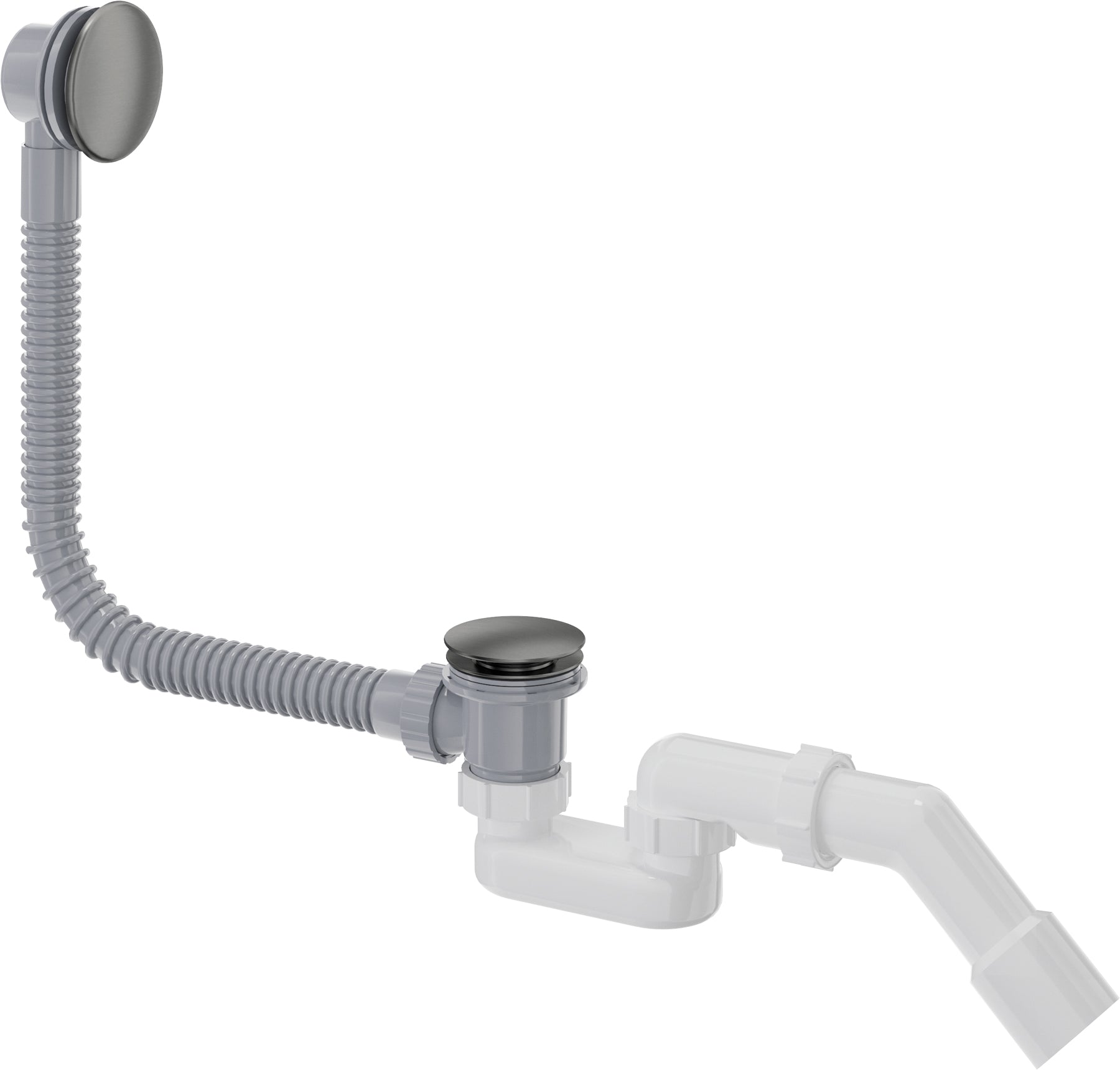 Bathtub waste kit, click-clack