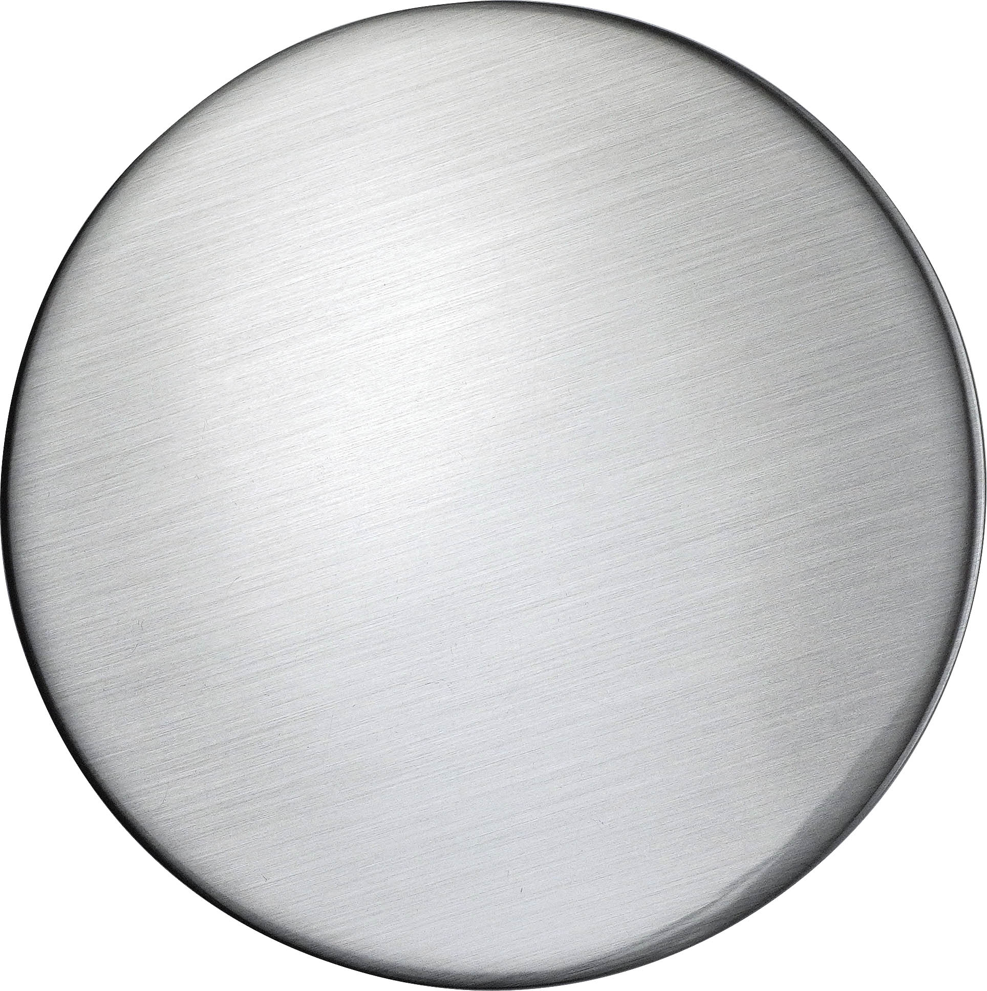 Plug for sink, or bidet, with metal sleeve - universal