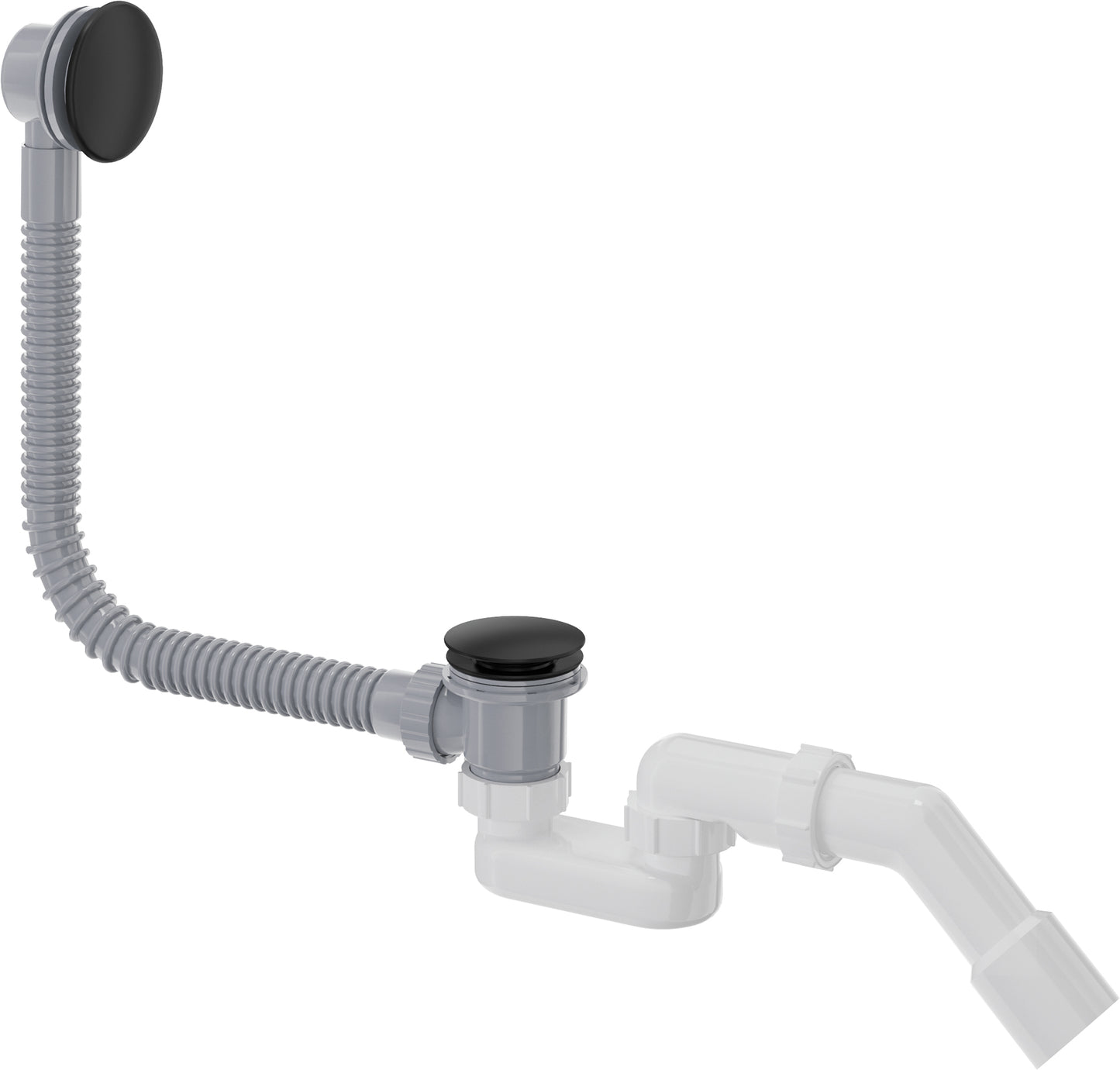 Bathtub waste kit, click-clack