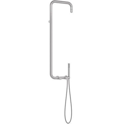 Shower column, with shower mixer