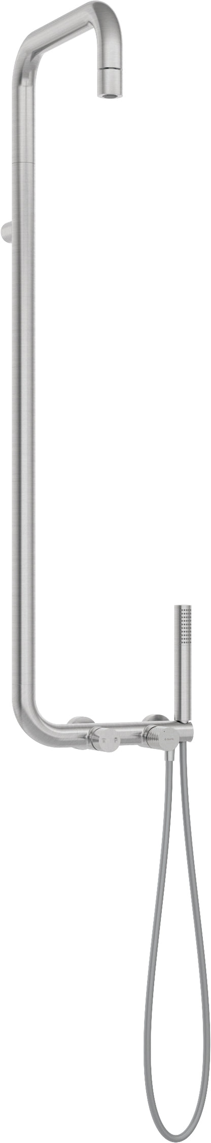 Shower column, with shower mixer