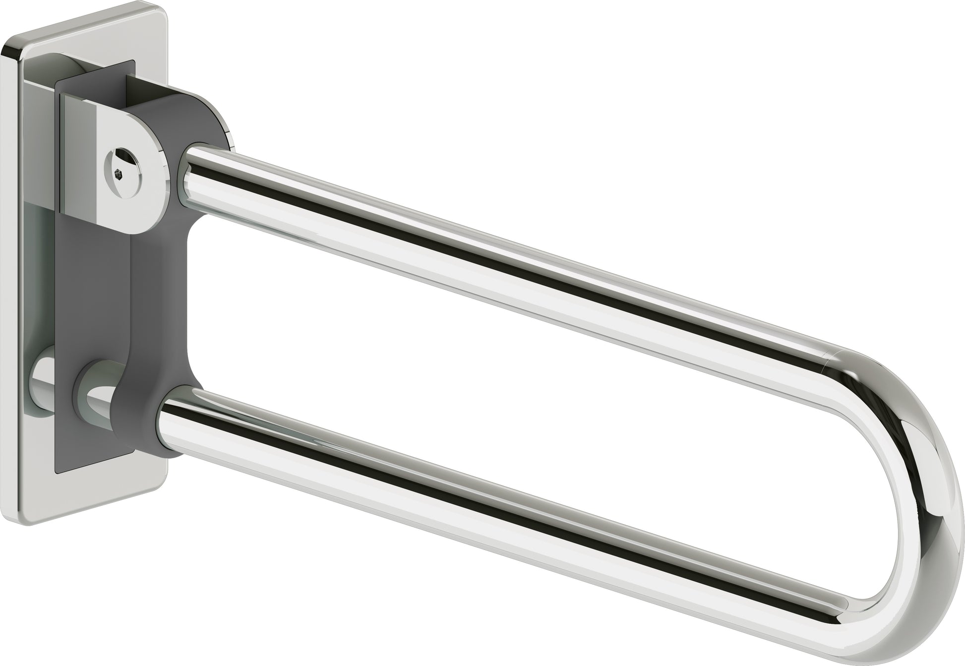 Wall-mounted grab bar, foldable - 60 cm