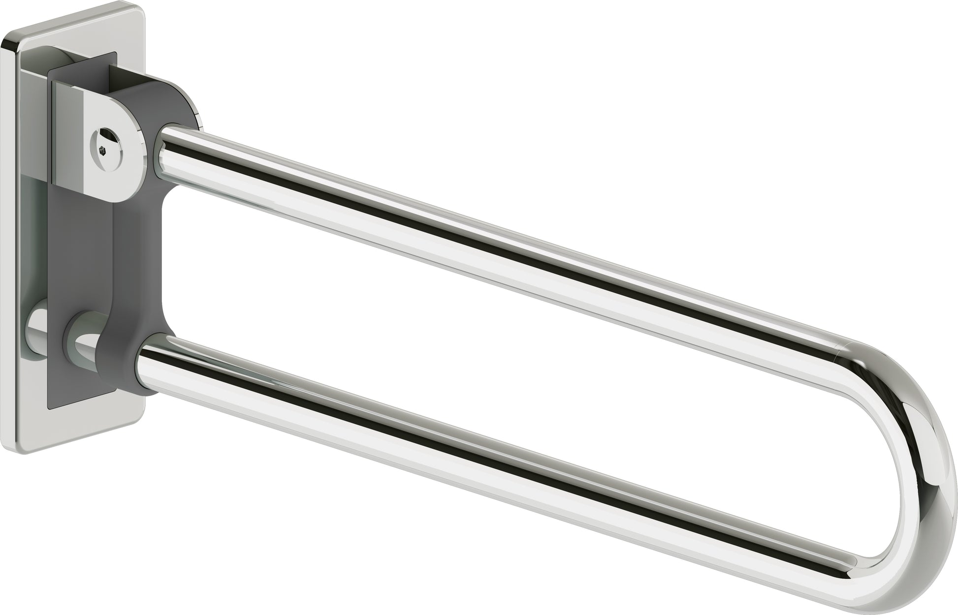 Wall-mounted grab bar, foldable - 70 cm