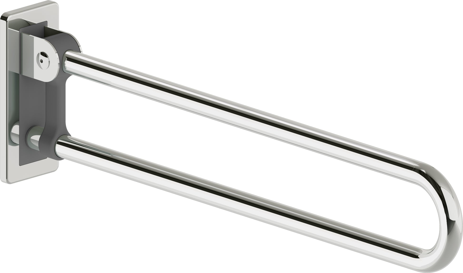 Wall-mounted grab bar, foldable - 85 cm
