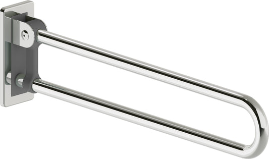 Wall-mounted grab bar, foldable - 85 cm
