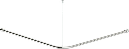 Shower curtain rail, steel