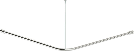 Shower curtain rail, steel