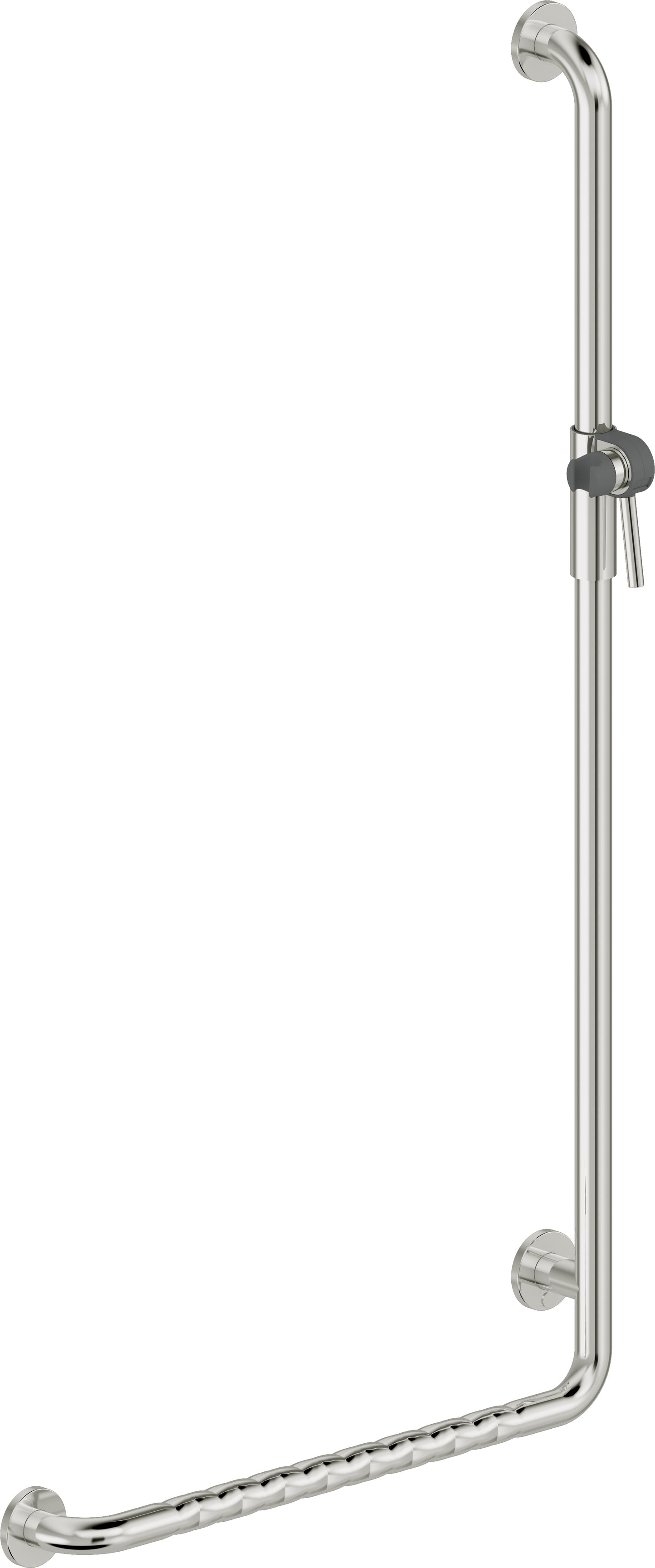 Wall-mounted grab bar