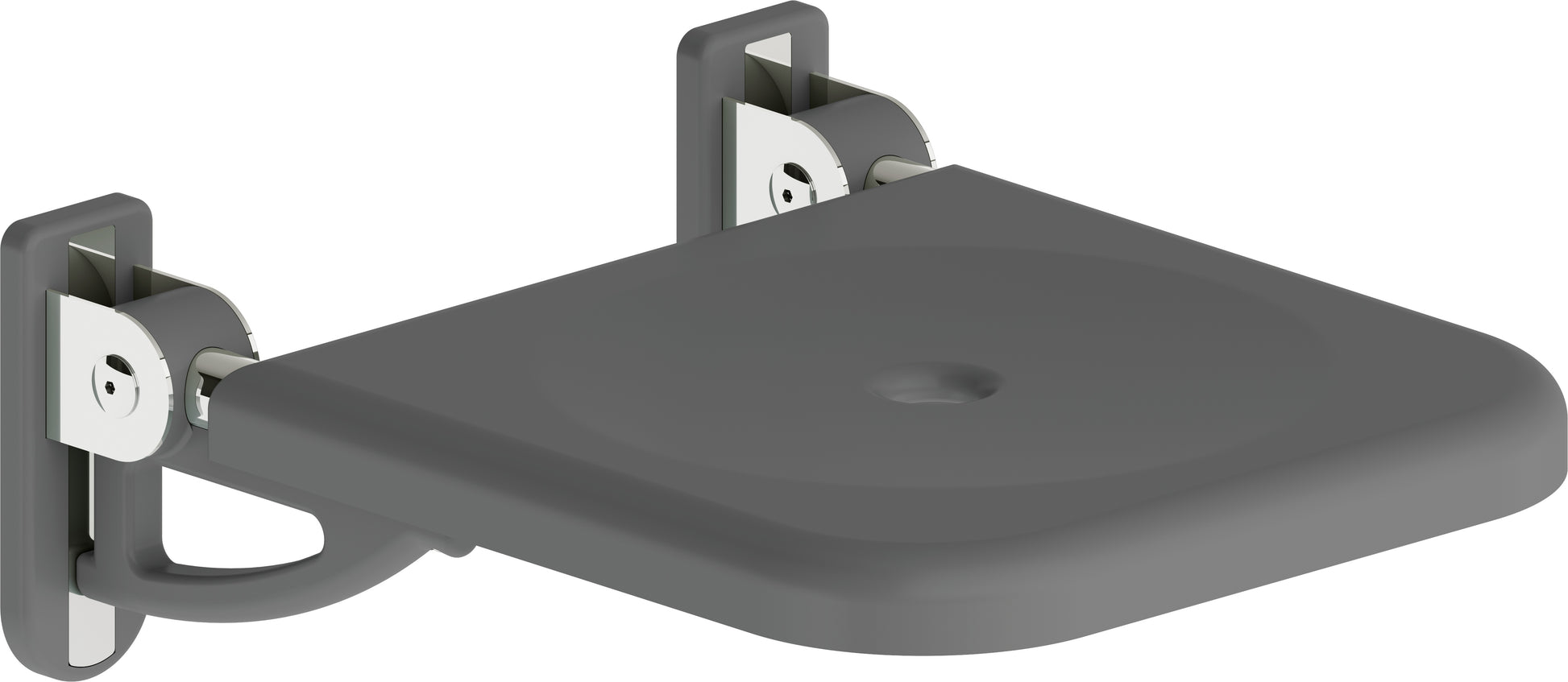 Wall-mounted seat, foldable