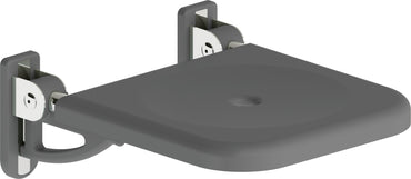 Wall-mounted seat, foldable